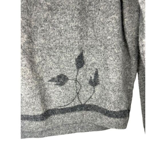 Vintage Diana Rich Diana-Mere Angora Blend Gray Sweater - Women’s M/L (42) - Picture 3 of 5